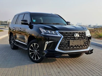 2009 Lexus LX-Series LX 570 Luxury 5.7 Litres V8 Petrol Engine Black Orange SUV GCC Specs