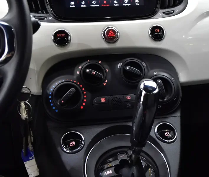 2024 Fiat 500 Dolcevita 1.4-liter 4-Cylinder Petrol Engine White Black Hatchback GCC Specs