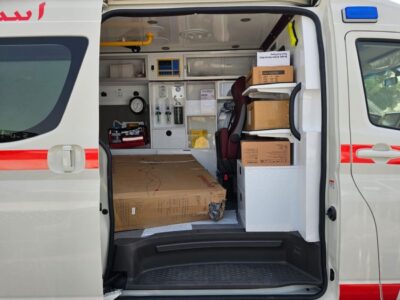 2026 Toyota HIACE HIGHROOF AMBULANCE GL 2.8L DIESEL Engine V4 White Grey Van GCC