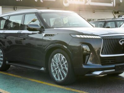 2024 Infiniti QX80 3.5L TWIN TURBO 6 Cylinders Petrol Engine Grey Tan SUV GCC Specs