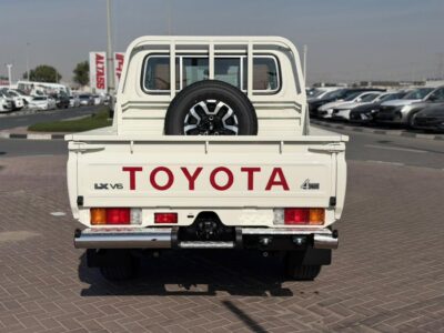 2026 Toyota Land Cruiser LC79 4.0 Litres 6 Cylinders Petrol Engine White Brown Pickup Truck