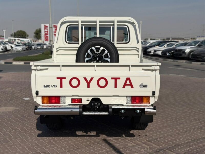 2026 Toyota Land Cruiser LC79 4.0 Litres 6 Cylinders Petrol Engine White Brown Pickup Truck