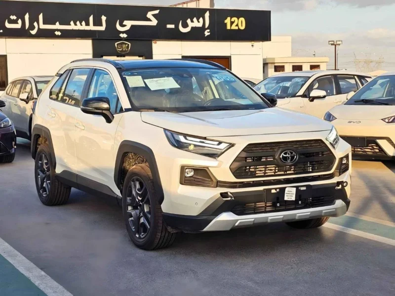 2025 Toyota RAV 4 ADVENTURE CVT FLAGHSIP 2.0L 4 Cylinders Petrol Engine White Black SUV