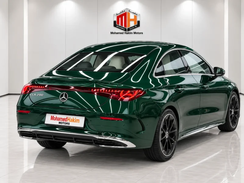 2027 MERCEDES-BENZ CLA 200 AMG 1.3L 4 Cylinders Petrol Engine Green Black Sedan GCC