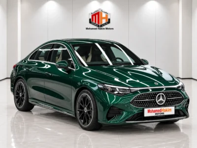 2027 MERCEDES-BENZ CLA 200 AMG 1.3L 4 Cylinders Petrol Engine Green Black Sedan GCC