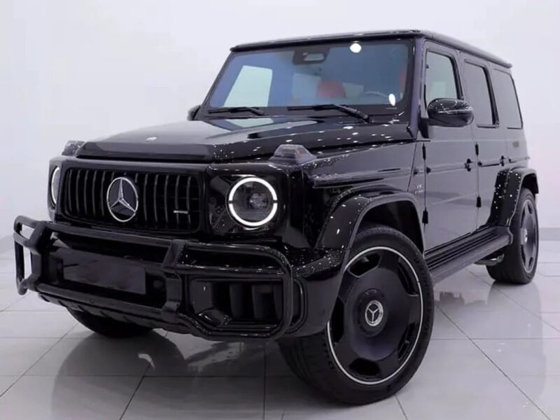 2027 MERCEDES-BENZ AMG G63 MANUFAKTUR EDITION 4.0L V8 Engine 4WD Black Red SUV
