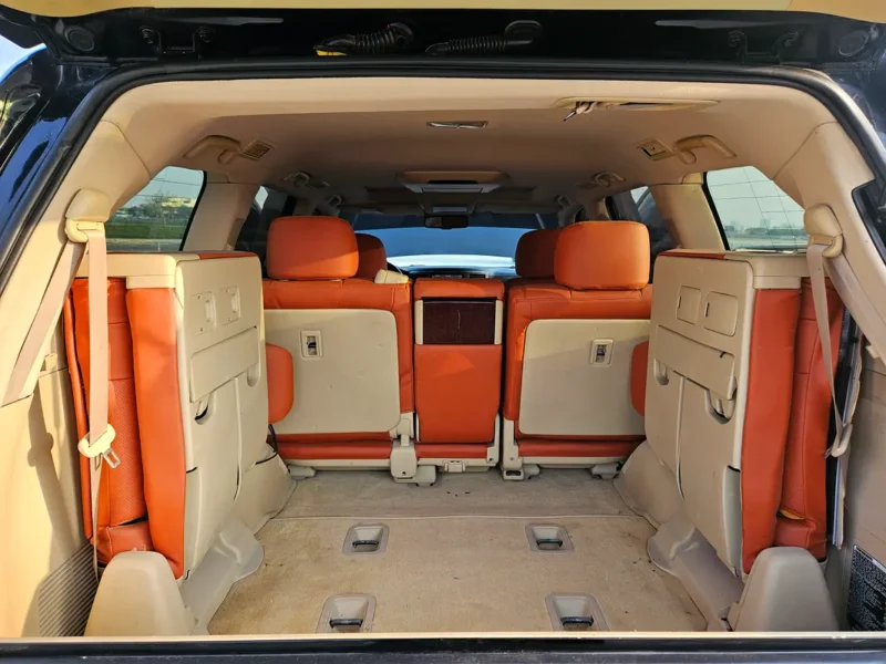 2009 Lexus LX-Series LX 570 Luxury 5.7 Litres V8 Petrol Engine Black Orange SUV GCC Specs