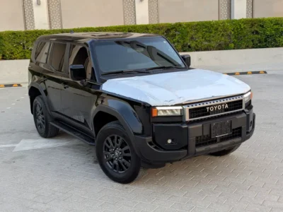 2024 Toyota Prado 2.4 Litres 4 Cylinders Turbo Petrol Engine Black SUV GCC Specs Automatic