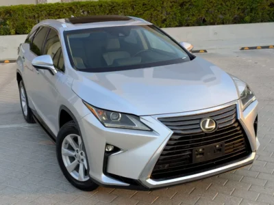 2017 Lexus RX-Series RX 350 F Sport 3.5L 6 Cylinders Petrol Engine Grey Beige SUV US Specs