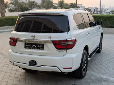 2023 Nissan Patrol 4.0 Litres 6 Cylinders Petrol Engine White Beige SUV GCC Specs Automatic