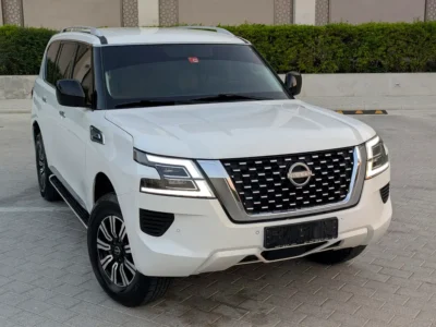 2023 Nissan Patrol 4.0 Litres 6 Cylinders Petrol Engine White Beige SUV GCC Specs Automatic