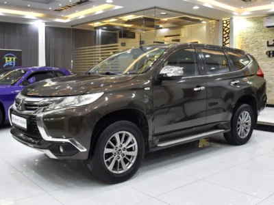 2017 Mitsubishi Montero Sport GLS 6 Cylinders Petrol Engine Brown SUV GCC Specs Automatic