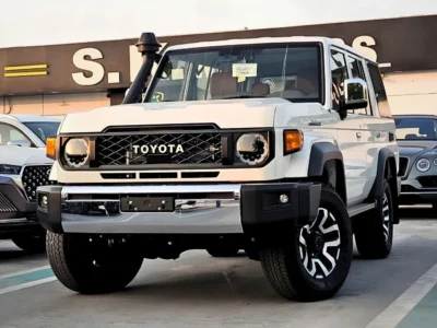 2026 Toyota Land Cruiser 70 LC76 LX HARDTOP 5DOOR 4.0L V6 Engine White Brown SUV