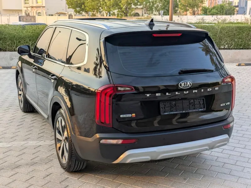 2020 Kia Telluride EX 6 Cylinders Petrol Engine Black Tan SUV GCC Specs Excellent Condition