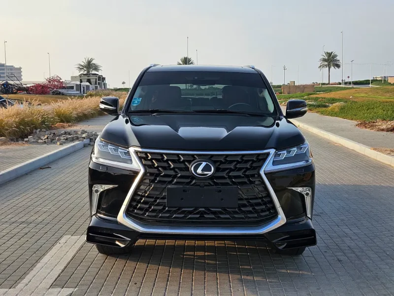 2009 Lexus LX-Series LX 570 Luxury 5.7 Litres V8 Petrol Engine Black Orange SUV GCC Specs