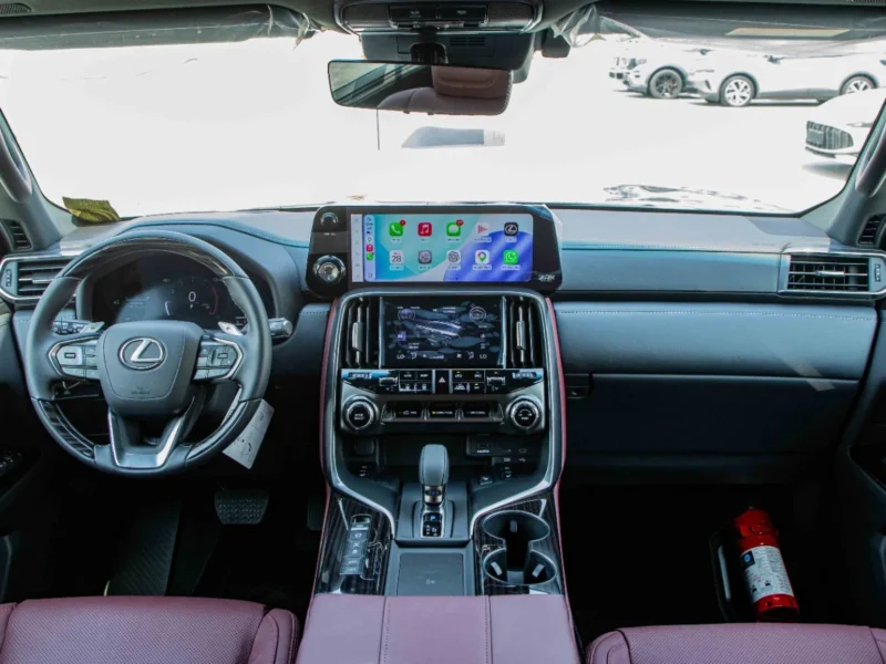 2026 Lexus LX700h Signature 3.5L Twin‑Turbo V6 Hybrid Engine Black Red SUV GCC Specs