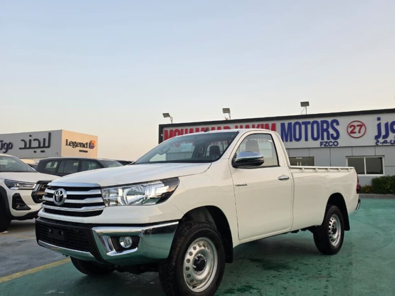 2026 TOYOTA HILUX 4X4 SINGLE CAB 2.7 Litres 4 Cylinders Petrol Engine White Red Pickup