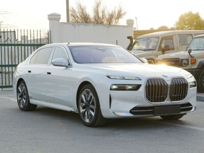 2025 BMW 740i MASTERCLASS M SPORT PACKAGE 6 Cylinders Hybrid White Burgundy Sedan