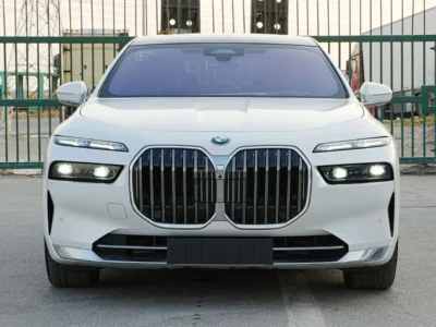 2025 BMW 740i MASTERCLASS M SPORT PACKAGE 6 Cylinders Hybrid White Burgundy Sedan