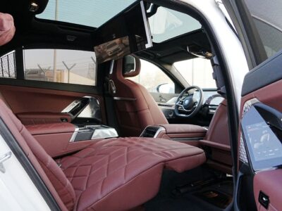 2025 BMW 740i MASTERCLASS M SPORT PACKAGE 6 Cylinders Hybrid White Burgundy Sedan