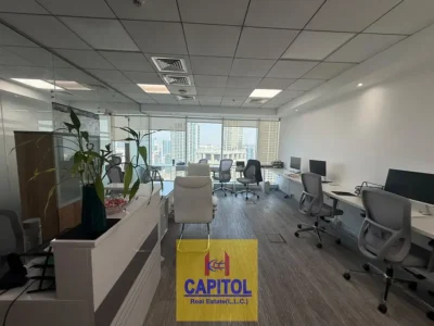 545 sqft Burlington Fully Fitted and Furnished Office in Business Bay
