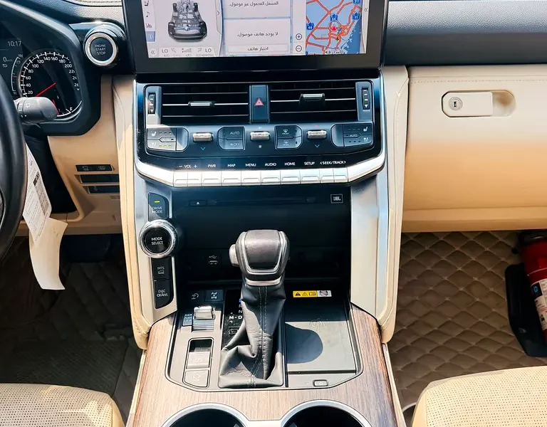 2023 Toyota Land Cruiser VXR 3.5 Litres 6 Cylinders Diesel Engine White Beige SUV GCC
