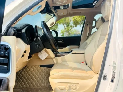 2023 Toyota Land Cruiser VXR 3.5 Litres 6 Cylinders Diesel Engine White Beige SUV GCC