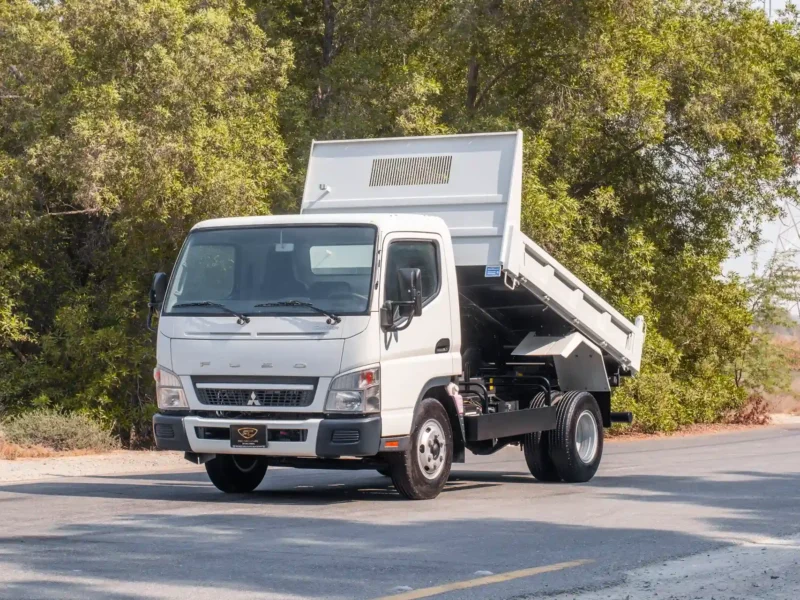 2024 Mitsubishi Canter Tipper 4.2 Liters 4 Cylinders Diesel Engine Manual White Grey Truck