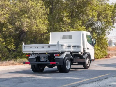 2024 Mitsubishi Canter Tipper 4.2 Liters 4 Cylinders Diesel Engine Manual White Grey Truck