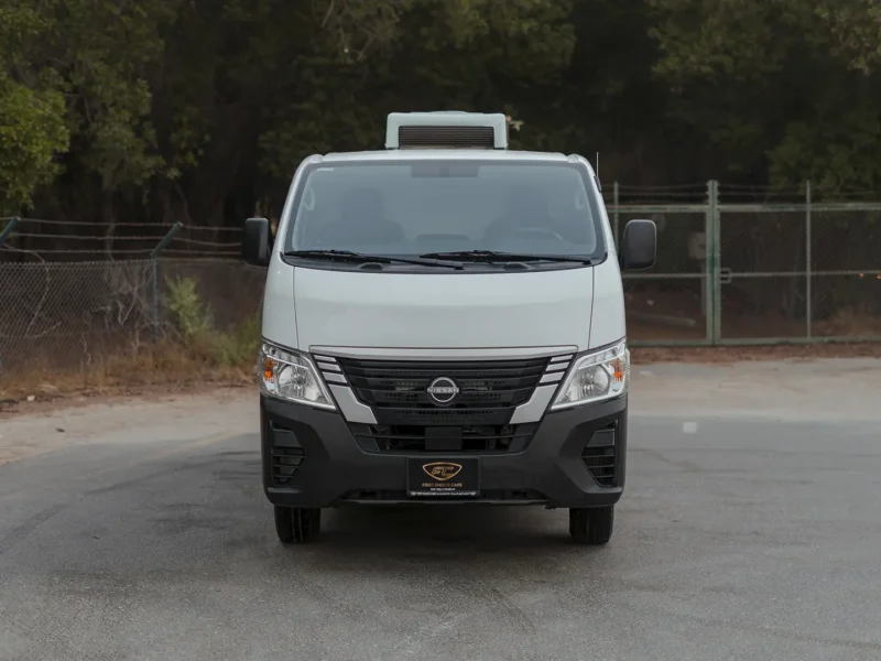 2023 Nissan Urvan Standard Roof 2.5 Litres 4 Cylinders Petrol Engine AT White Grey Chiller Van
