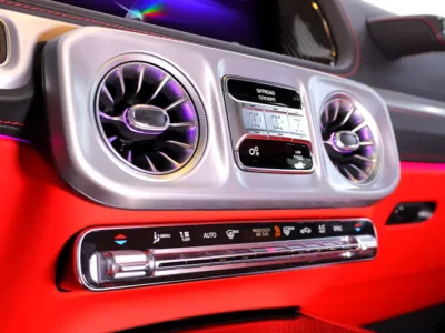2027 Mercedes-Benz G-Class G 63 AMG 4.0L V8 Biturbo Engine Black Red SUV CARBON INTERIOR