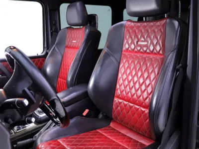 2015 Mercedes-Benz G-Class G 63 AMG 4.0L V8 Biturbo Engine Black Red SUV GCC Specs