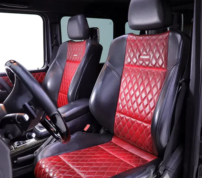 2015 Mercedes-Benz G-Class G 63 AMG 4.0L V8 Biturbo Engine Black Red SUV GCC Specs
