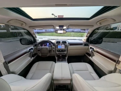2019 Lexus GX-Series GX 460 4.6L V6 Petrol Engine Red Beige SUV GCC Specs Excellent Condition