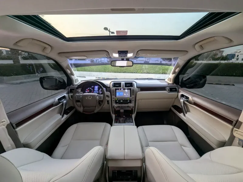 2019 Lexus GX-Series GX 460 4.6L V6 Petrol Engine Red Beige SUV GCC Specs Excellent Condition