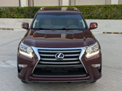 2019 Lexus GX-Series GX 460 4.6L V6 Petrol Engine Red Beige SUV GCC Specs Excellent Condition