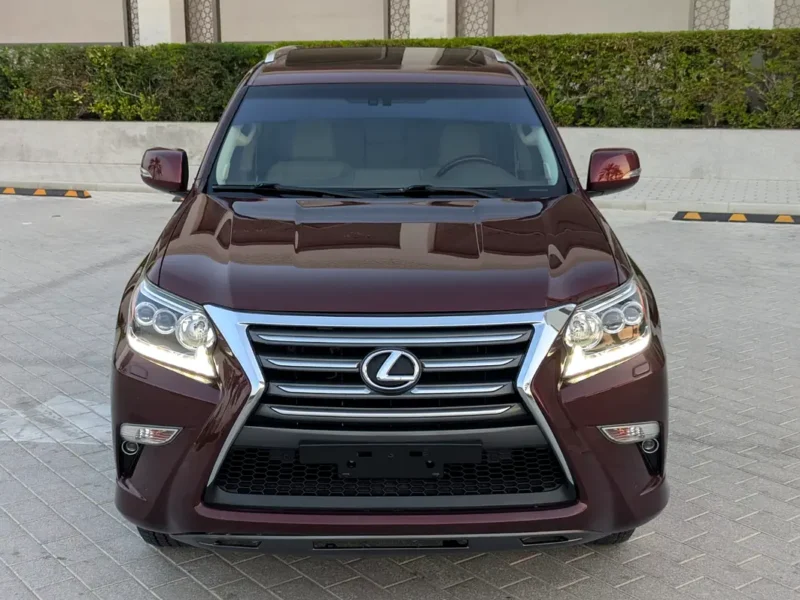 2019 Lexus GX-Series GX 460 4.6L V6 Petrol Engine Red Beige SUV GCC Specs Excellent Condition