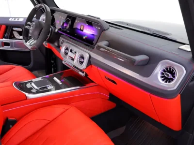 2027 Mercedes-Benz G-Class G 63 AMG 4.0L V8 Biturbo Engine Black Red SUV CARBON INTERIOR