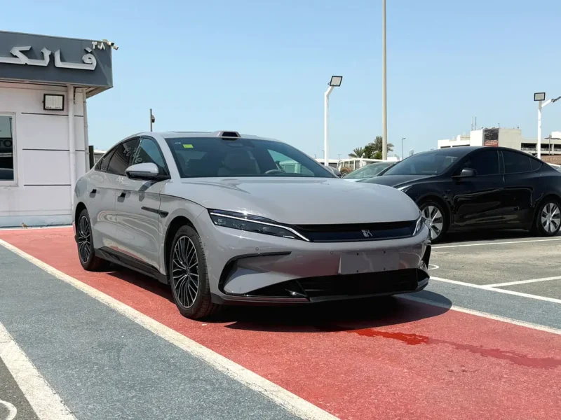 2025 BYD HAN Flagship Edition 4 Cylinders Plug-in Hybrid Engine Grey Beige Sedan Automatic