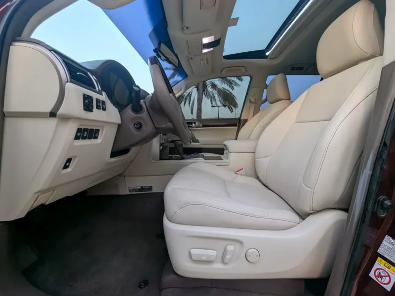 2019 Lexus GX-Series GX 460 4.6L V6 Petrol Engine Red Beige SUV GCC Specs Excellent Condition