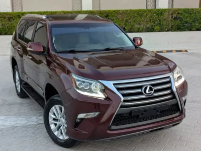 2019 Lexus GX-Series GX 460 4.6L V6 Petrol Engine Red Beige SUV GCC Specs Excellent Condition