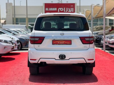2024 Nissan Patrol LE Type 2 5.6 Liters 8 Cylinders Petrol Engine White Tan SUV GCC Specs