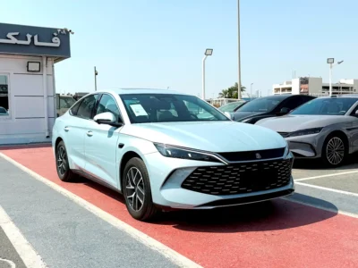 2025 BYD Qin L Premium 4 Cylinders Plug-in Hybrid Engine Blue Grey Sedan Chinese Specs