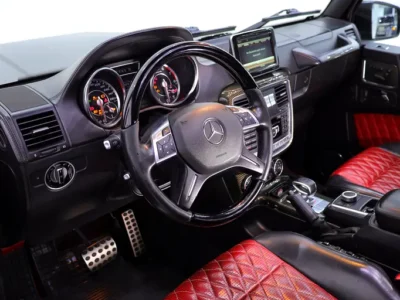 2015 Mercedes-Benz G-Class G 63 AMG 4.0L V8 Biturbo Engine Black Red SUV GCC Specs
