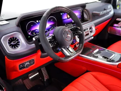 2027 Mercedes-Benz G-Class G 63 AMG 4.0L V8 Biturbo Engine Black Red SUV CARBON INTERIOR