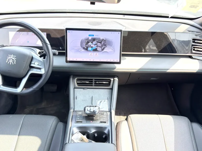 2025 BYD Qin L Premium 4 Cylinders Plug-in Hybrid Engine Blue Grey Sedan Chinese Specs