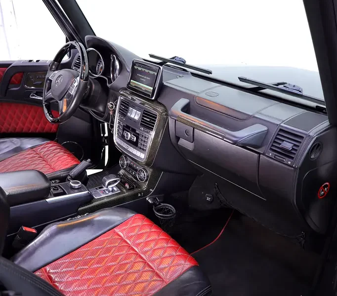 2015 Mercedes-Benz G-Class G 63 AMG 4.0L V8 Biturbo Engine Black Red SUV GCC Specs