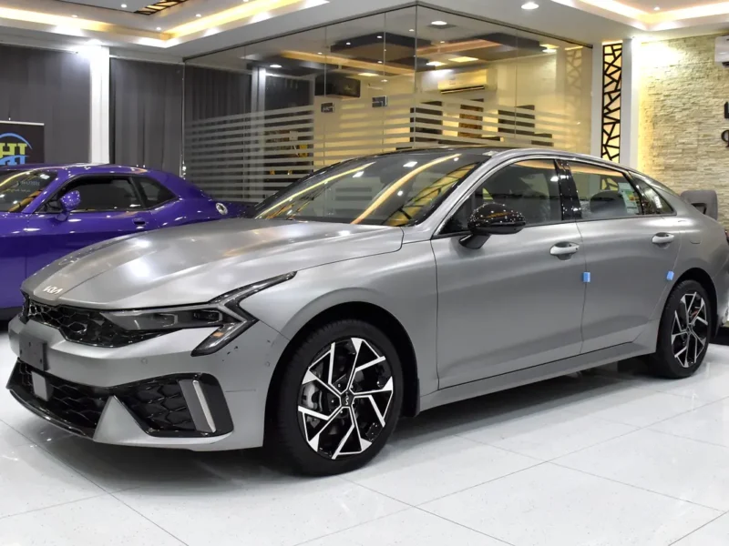2025 Kia K5 GT-Line 2.5 Litres 4 Cylinders Petrol Engine Matte Grey Black Sedan GCC Specs