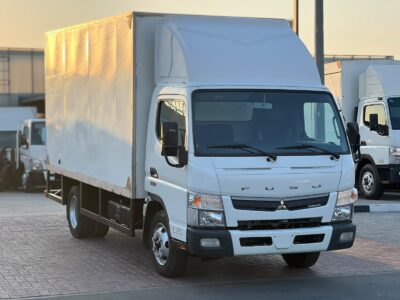 2021 Mitsubishi Canter Box 14FT 4.2L 4 Cylinders Diesel Engine White Black GCC Specs Manual