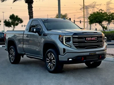 2025 GMC Sierra 1500 AT4 8 Cylinders Petrol Engine Grey Black Pickup Truck GCC Specs